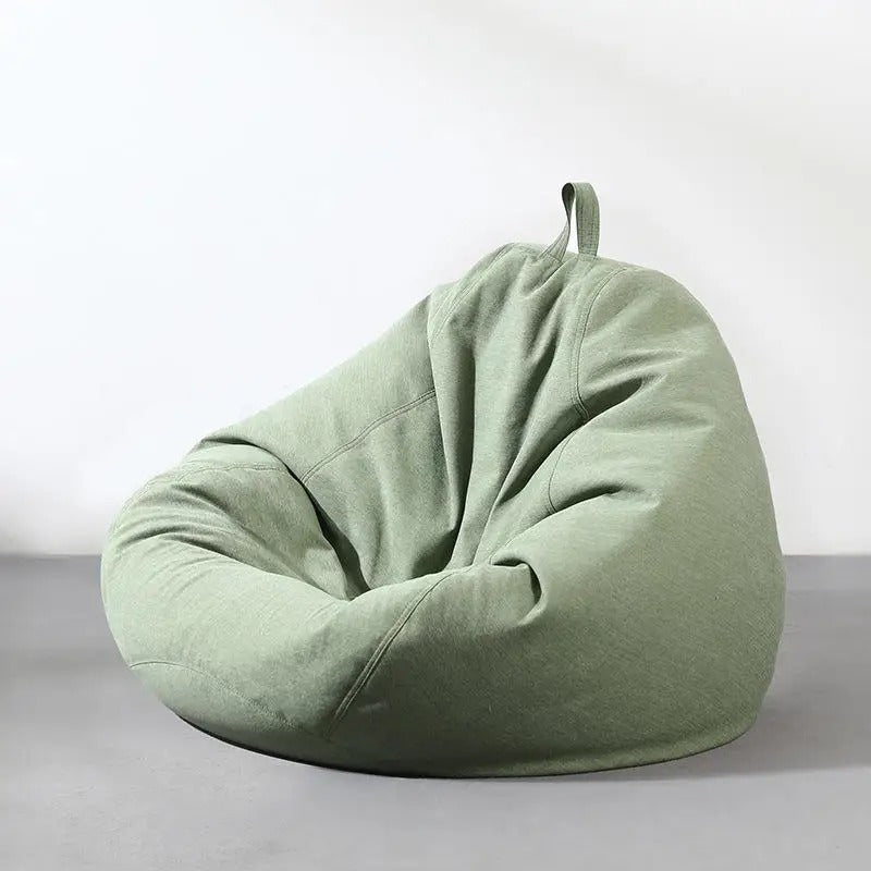Modern Single Beanbag Chair Lazy Bag Sofa Tatami Leisure Chair Removable Fabric Foam for Apartment Creative Use