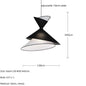 Grand Kimono Pendant Lamp – Minimalist Japanese Style Handmade Fabric Light with Speaker