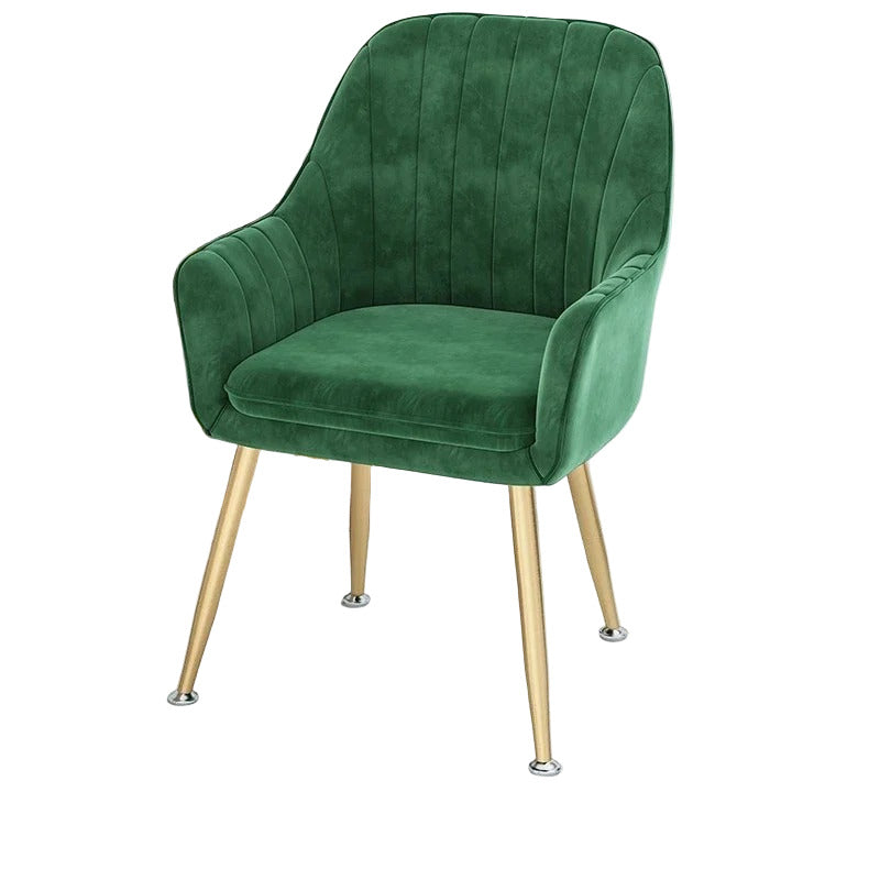 Nordic Velvet Back Dining Chairs for Kitchen Restaurant Chair Furniture Modern Light Luxury Creative Ins Bedroom Dressing Chair