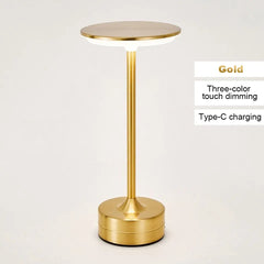 Touch Sensor LED Table Lamp - USB Rechargeable Portable Night Light