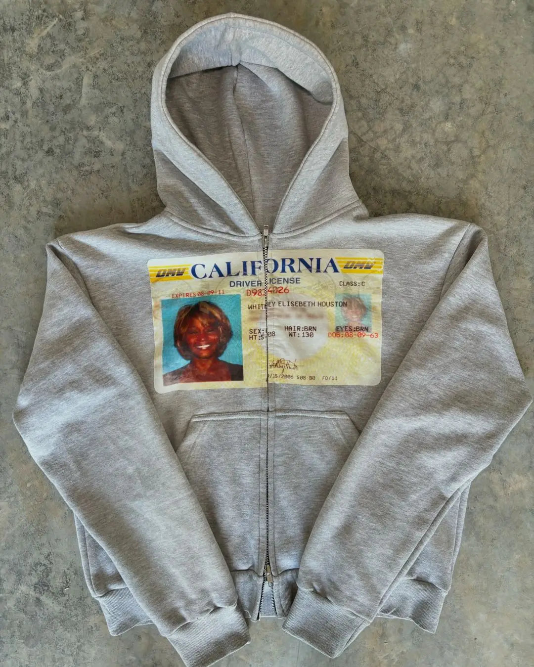 Harajuku Colorblock Zip Hoodie