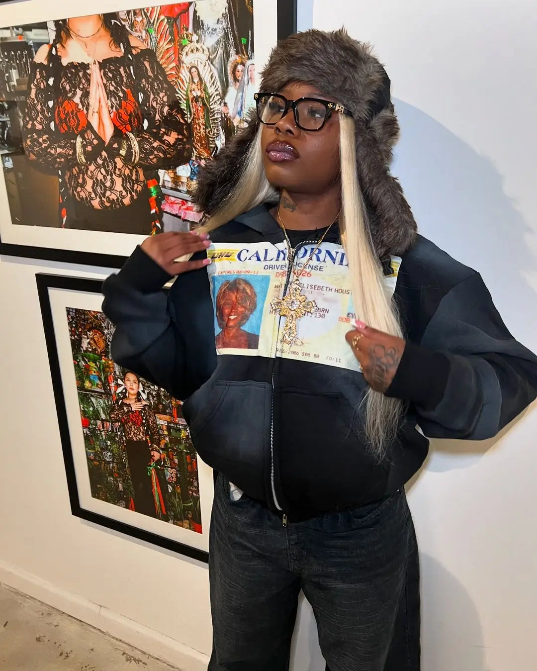 Harajuku Colorblock Zip Hoodie